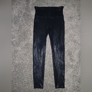 SPANX Black Leggings Size LARGE